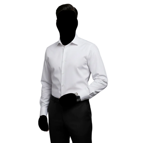 Mens Slim Twill Shirt-Green Label