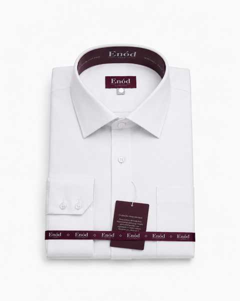 Mens 100% Cotton Shirt-Purple Label