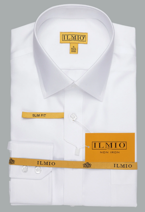 Mens Slim Fit Fine Twill Shirt-Gold Label