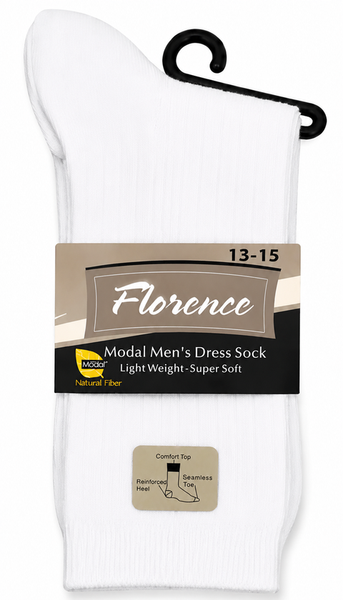 Model Medium Weight Long Socks - WHITE
