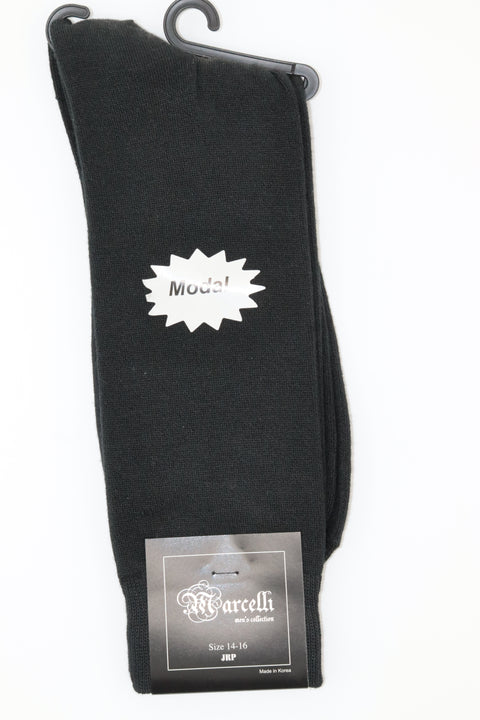 Boys MidCalf Wide Ribbed Socks-3Pack