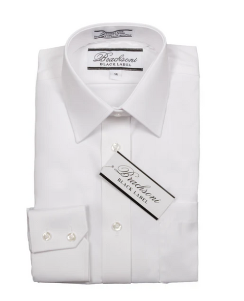 Boys Black Label Shirt-D/B Cuff