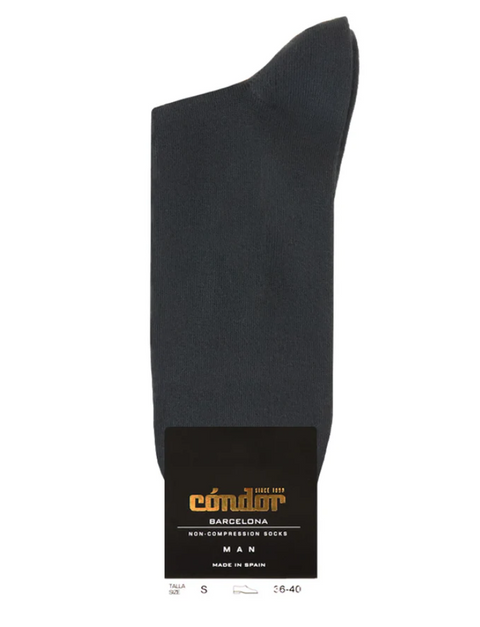 Modal Flat Sock - BLACK