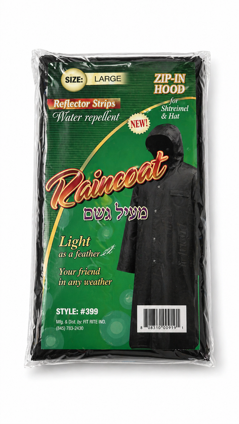 Zip in Hood Raincoats