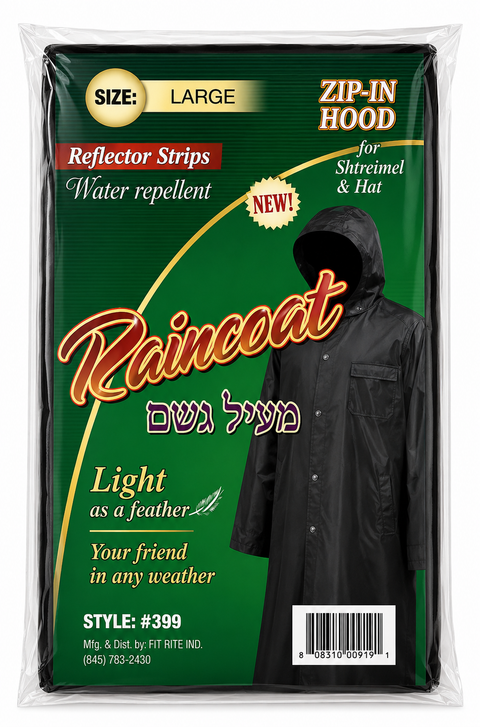 Zip in Hood Raincoats