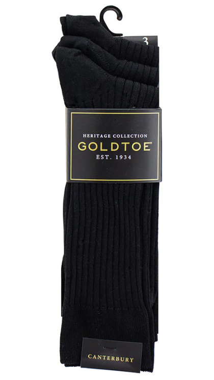 Reinforced Toe Rib Socks-3Pack