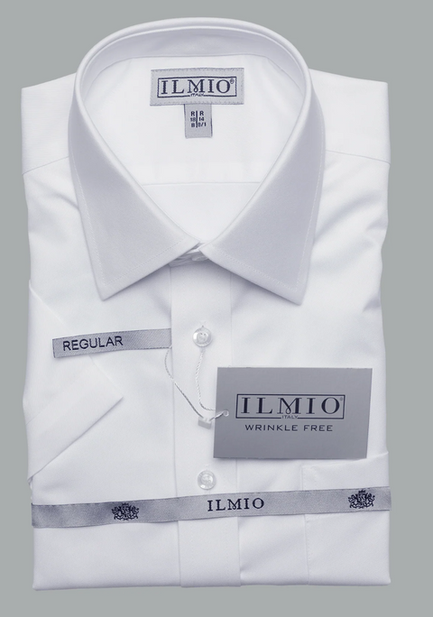 Ilmio Classic Fit L/R Short Sleeve Shirt-Silver Label