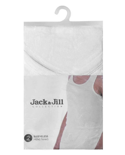 Mens Sleeveless Undershirt-2Pack