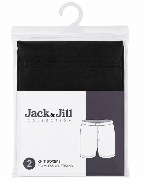 Knit Boxers - BLACK