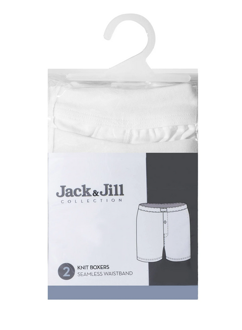 Knit Boxers - WHITE