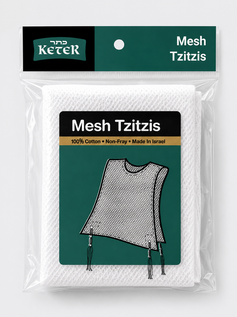 100% Cotton Mesh Tzitzis