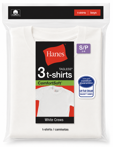 Boys Crew Neck T-Shirt-3Pack