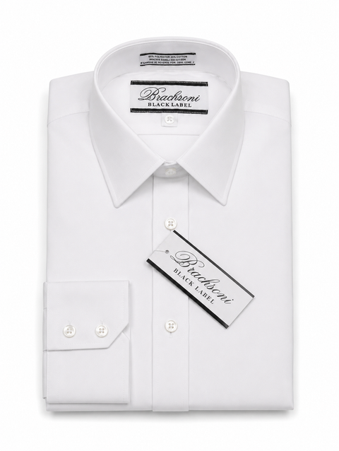 Boys Black Label Shirt-D/B Cuff