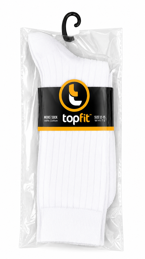 Mens Cotton Socks - WHITE