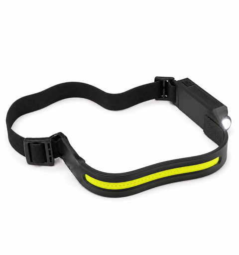 All purpose head lamp USB rechargeable and sensor