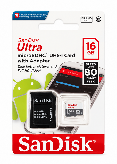 Sandisk SD card 16GB
