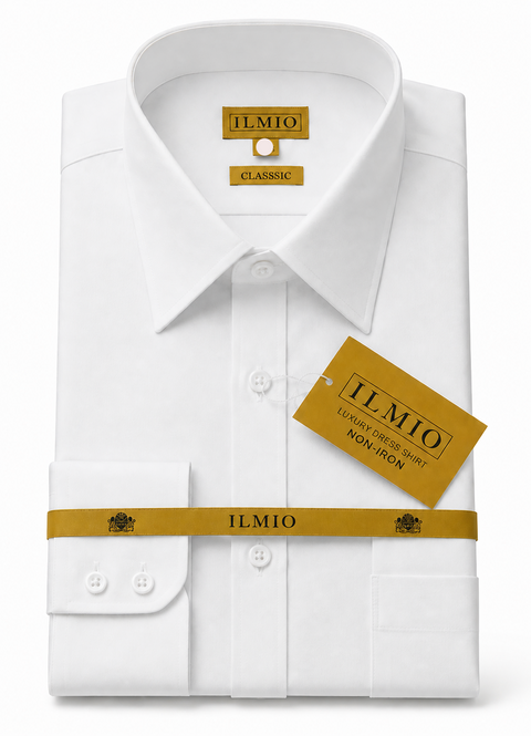 Mens Slim Fit Design Shirt-Gold Label - F1