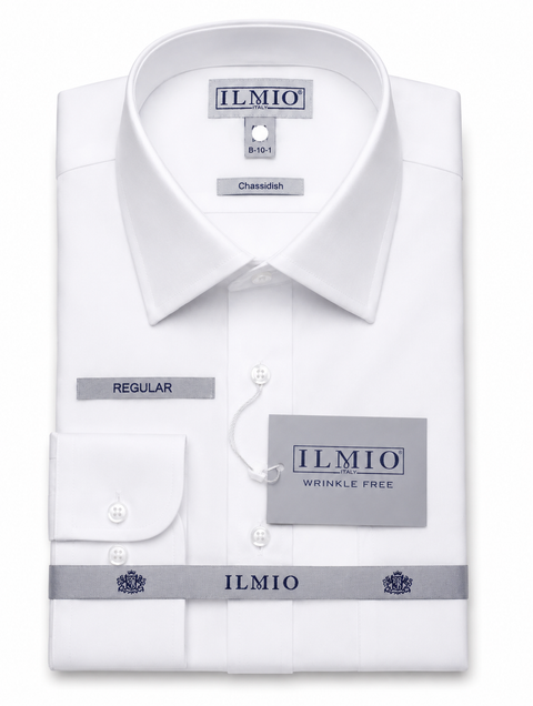 Boys Classic Fit Twill Shirt-Silver Label