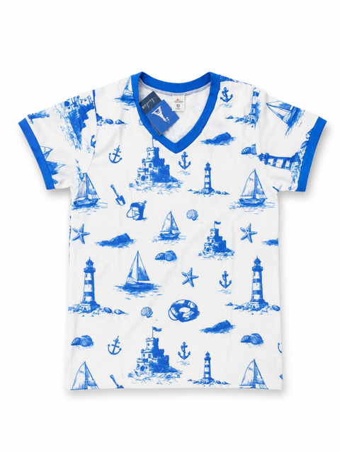 LandsKid Boys Swim Top