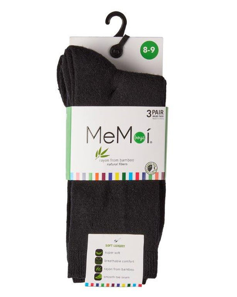 Boys Bamboo Flat Socks-3Pack