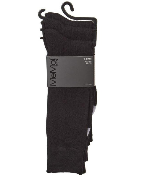 Mens White Sole Socks-3Pack