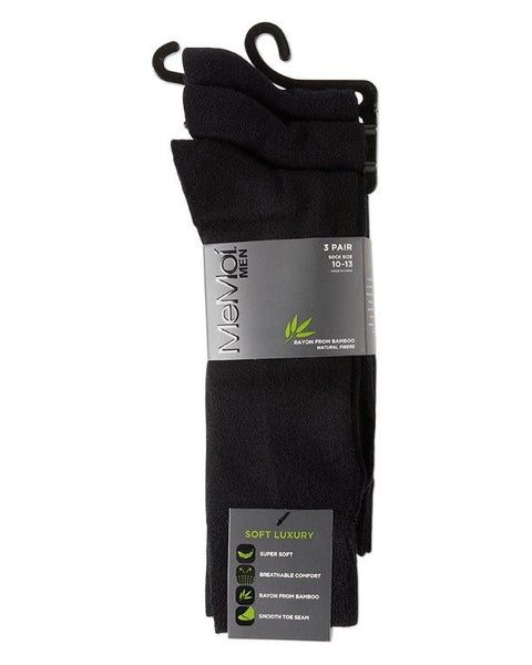 Mens Bamboo Flat Socks-3Pack