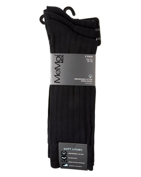 Wide Rbbed Mercerized Cotton 3 Pack