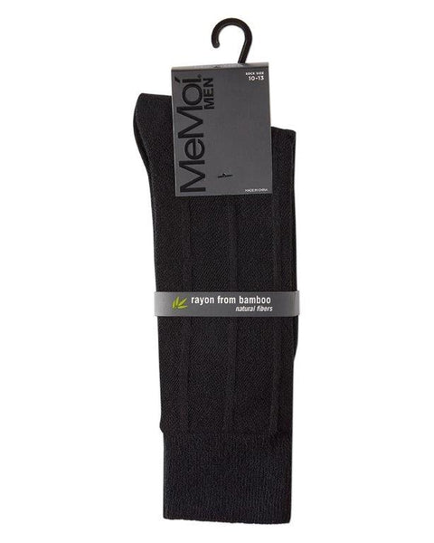 Mens Bamboo Solid Plaid Socks