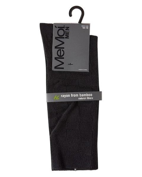 Mens Bamboo Checkerboard Socks