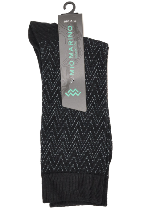 Modal Zig Zag Design Socks