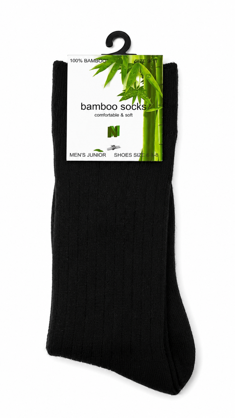 100% Bamboo Ribbed Socks