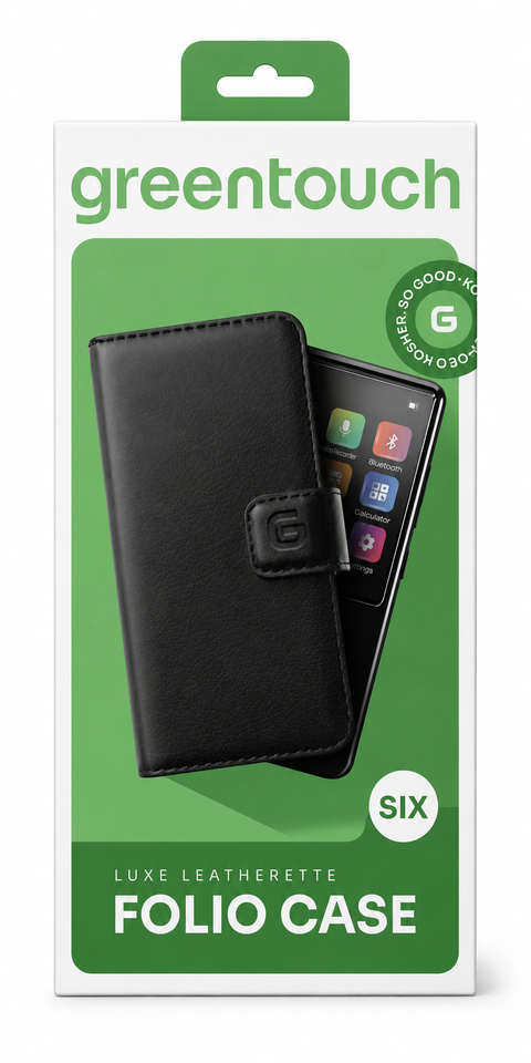 SIX LEATHER CASE - BLACK