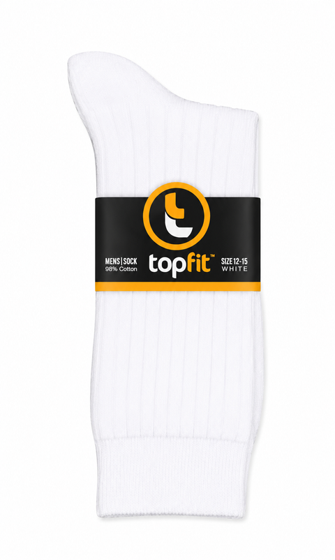 Mens Cotton Socks - WHITE
