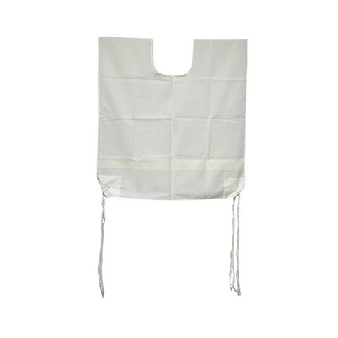 Wool Round White/White Tzitzis