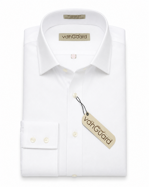 Mens Slim Platinum Twill Shirt