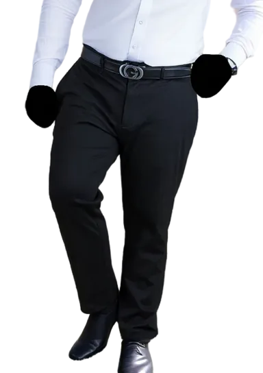 Classic Fit stretch pants High Crotch Pants