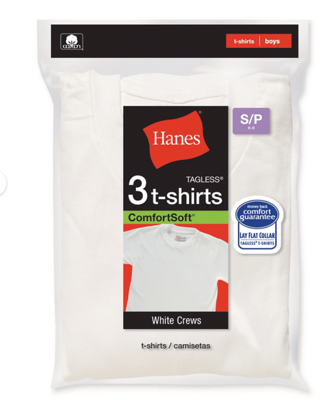 Boys Crew Neck T-Shirt-3Pack