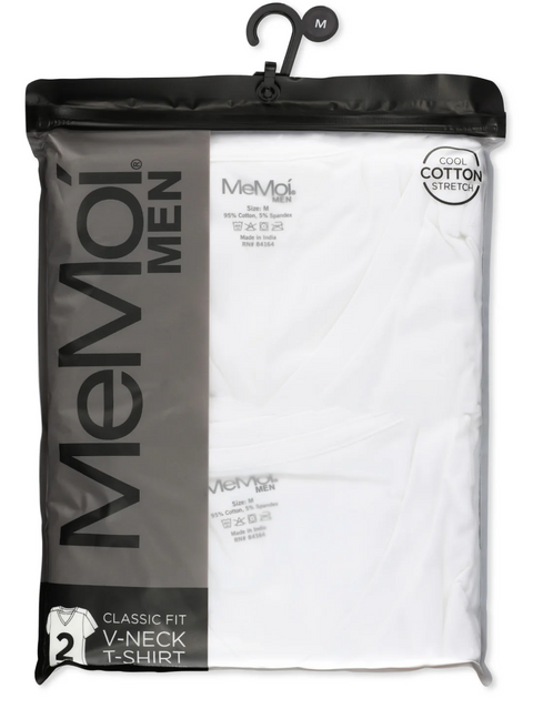Mens V Neck T Shirt-2Pack