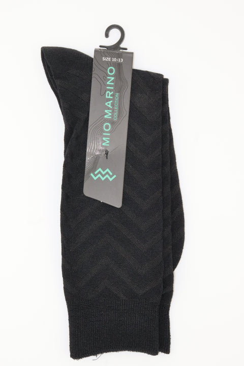 Modal Zig Zag Design Socks
